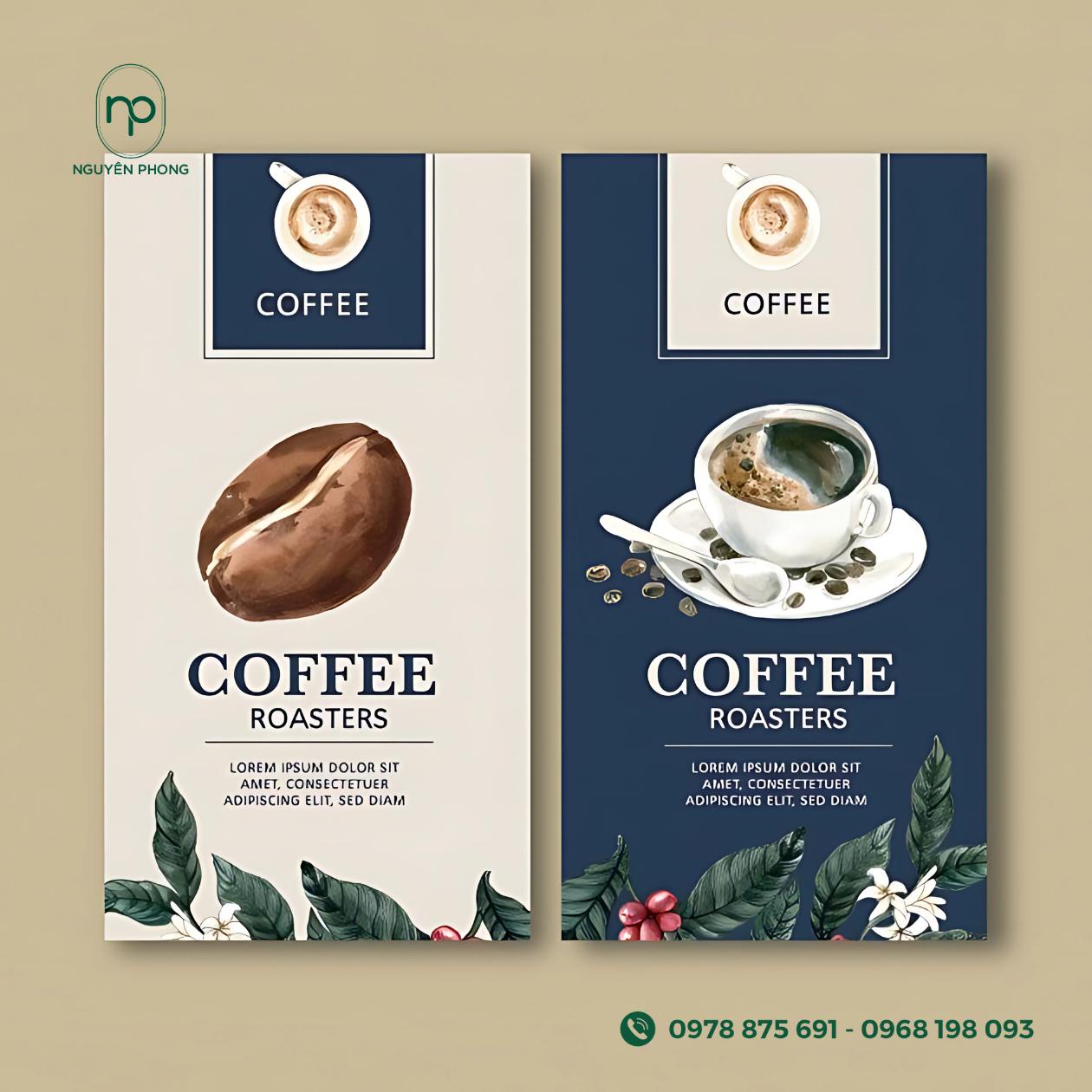 Kích thước hộp đựng cafe phổ biến 